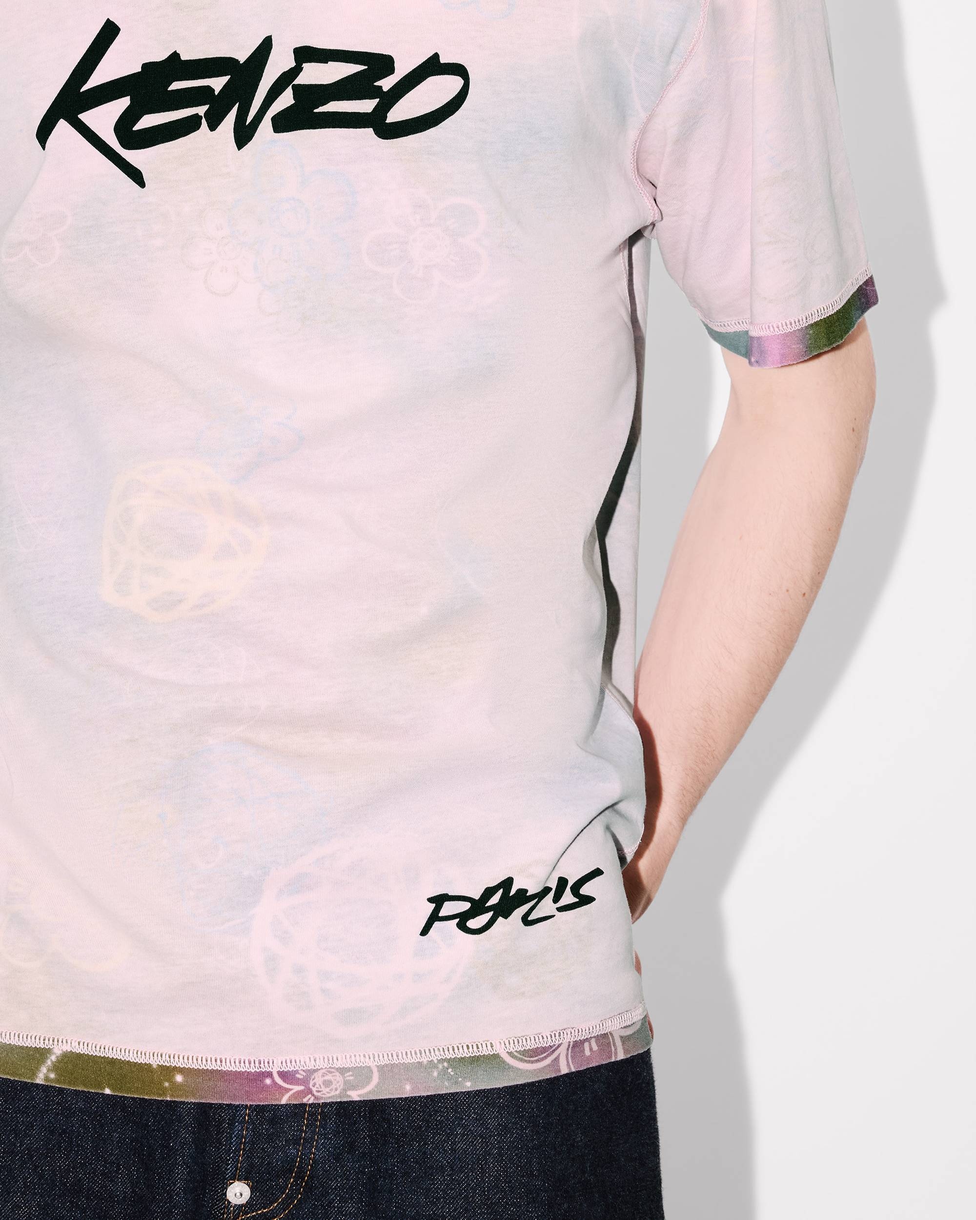 'Kenzo x Futura 2000' reversible T-shirt in cotton - 8