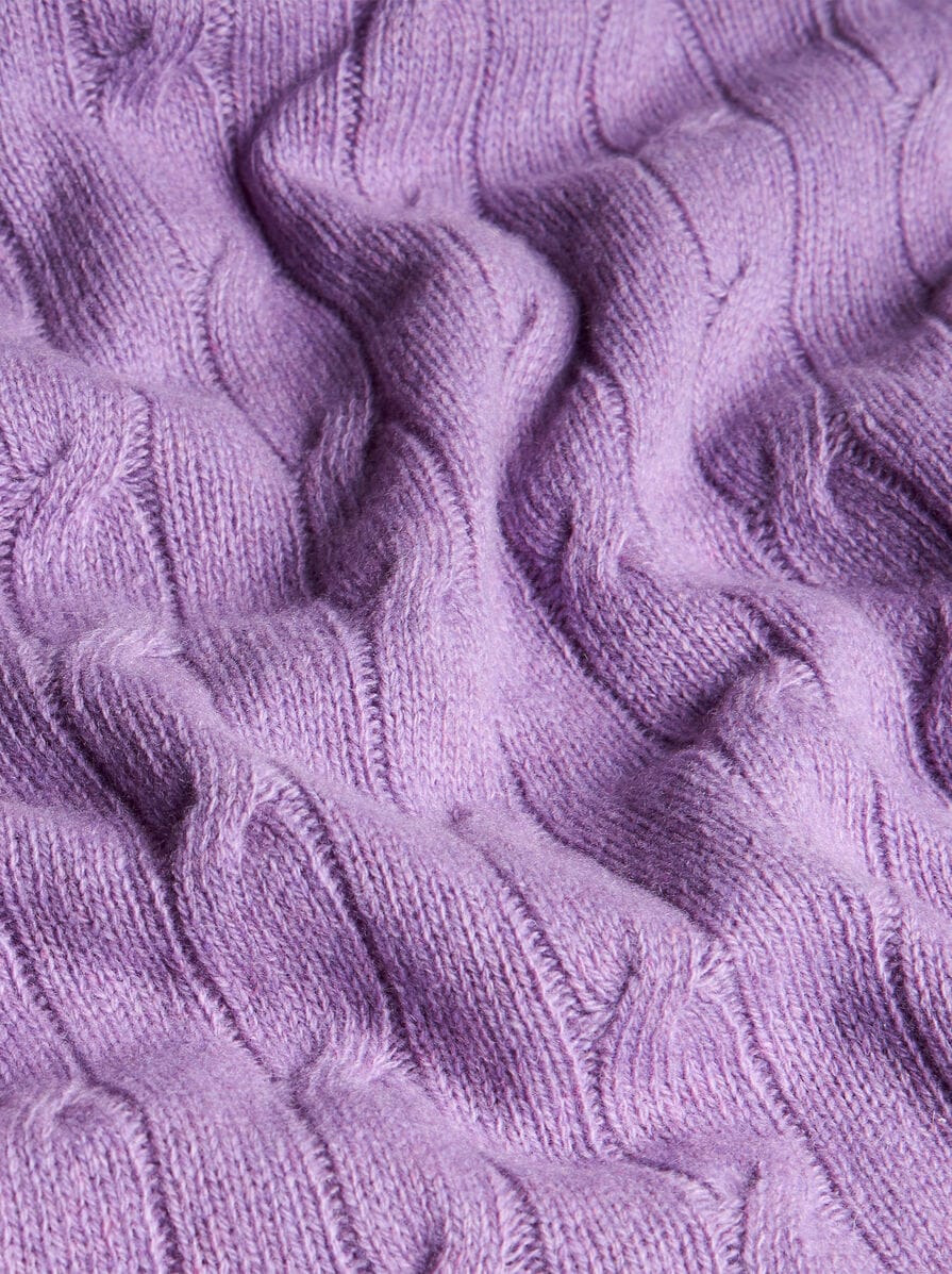 CABLE-KNIT CASHMERE SWEATER - 6