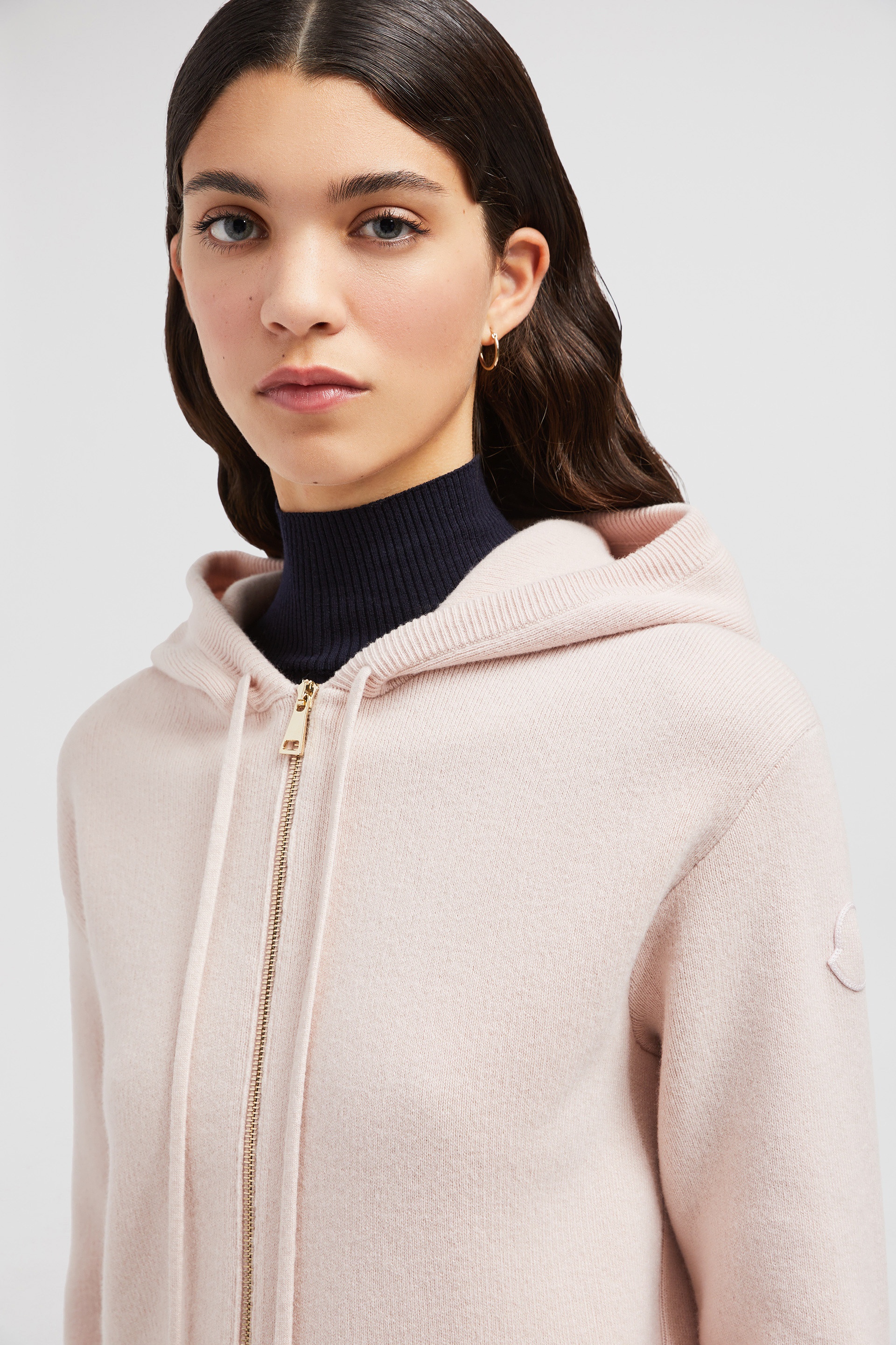 Wool & Cashmere Zip-Up Hoodie - 4