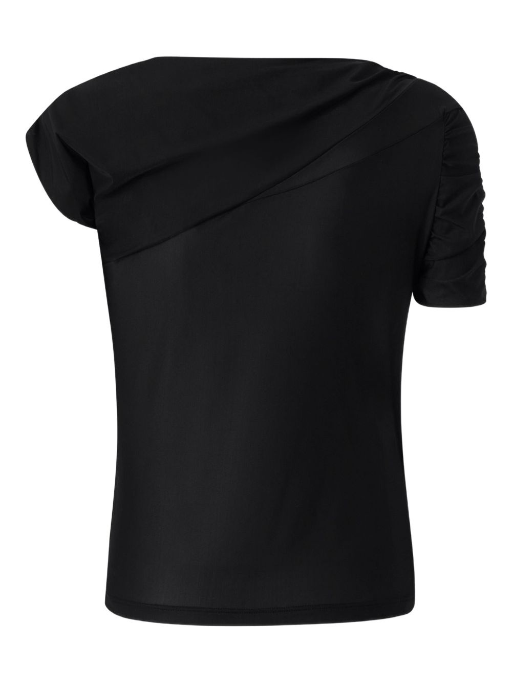 draped T-shirt - 2
