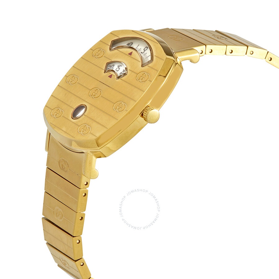 Gucci Grip Quartz White Dial Yellow Gold-tone Ladies Watch YA157403 - 2