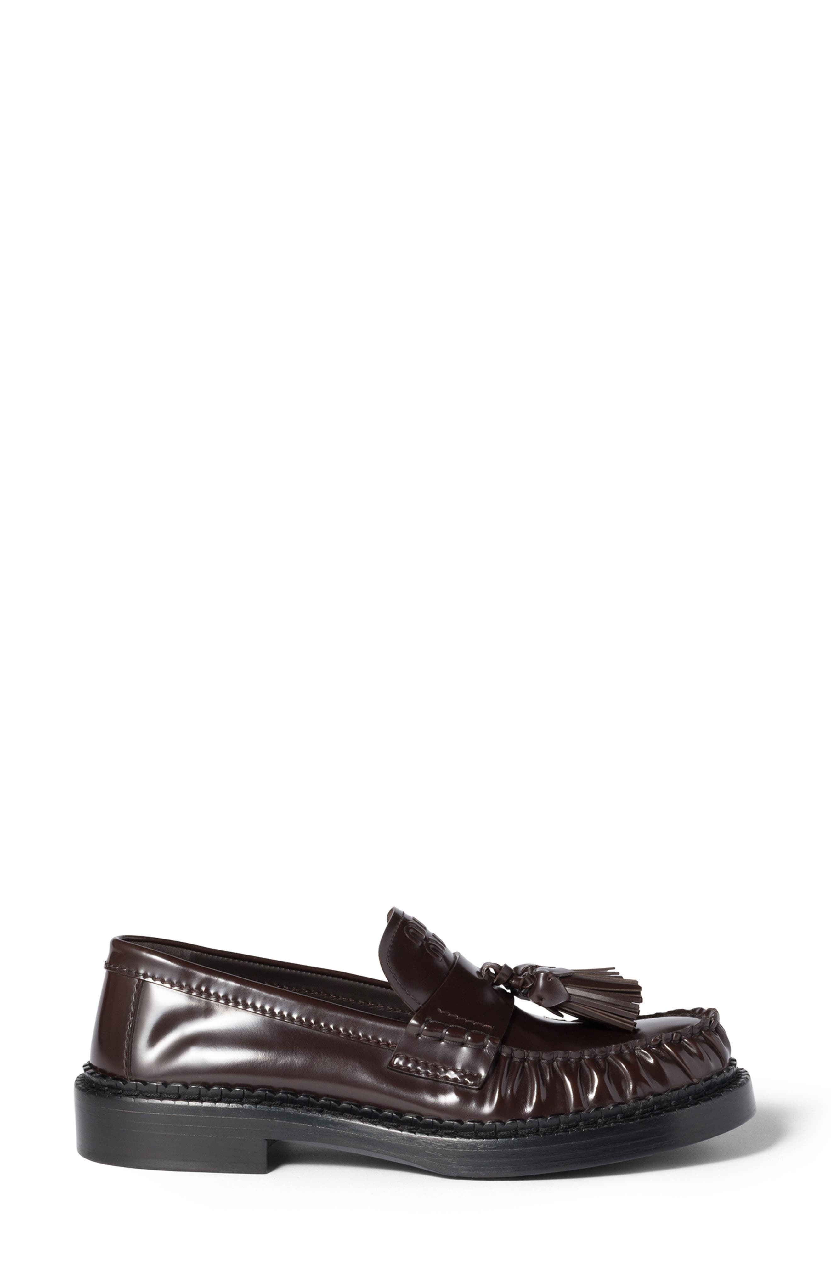 Miu Miu Tassel Loafer in Moro at Nordstrom - 2