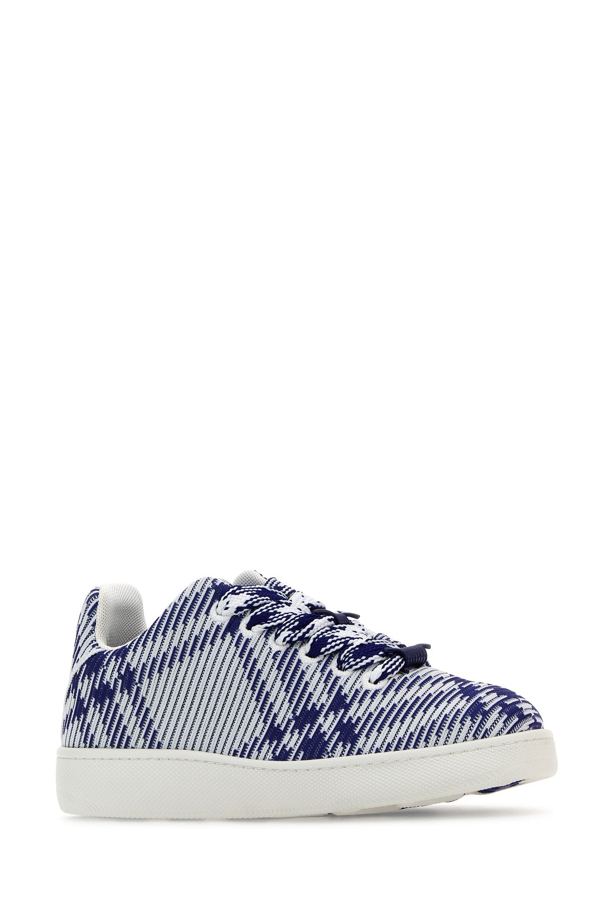 スニーカー BURBERRY Embroidered Fabric Box Sneakers Burberry Embroidered Fabric Box Sneakers For Women In Cameo