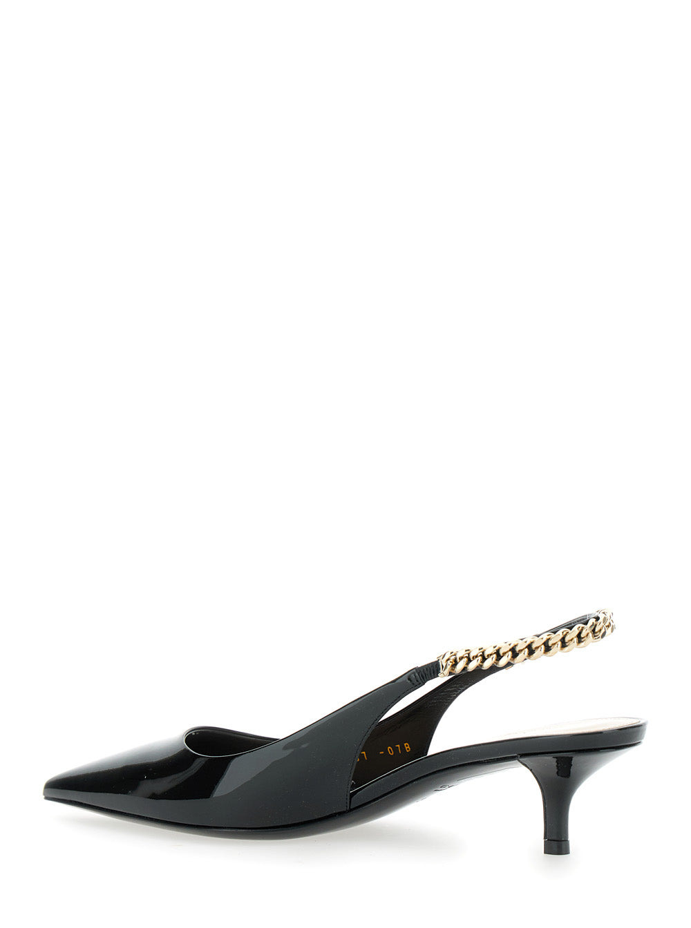 Gucci Women 'Signoria' Black Pumps With Logo Strap In Leather Woman - 3