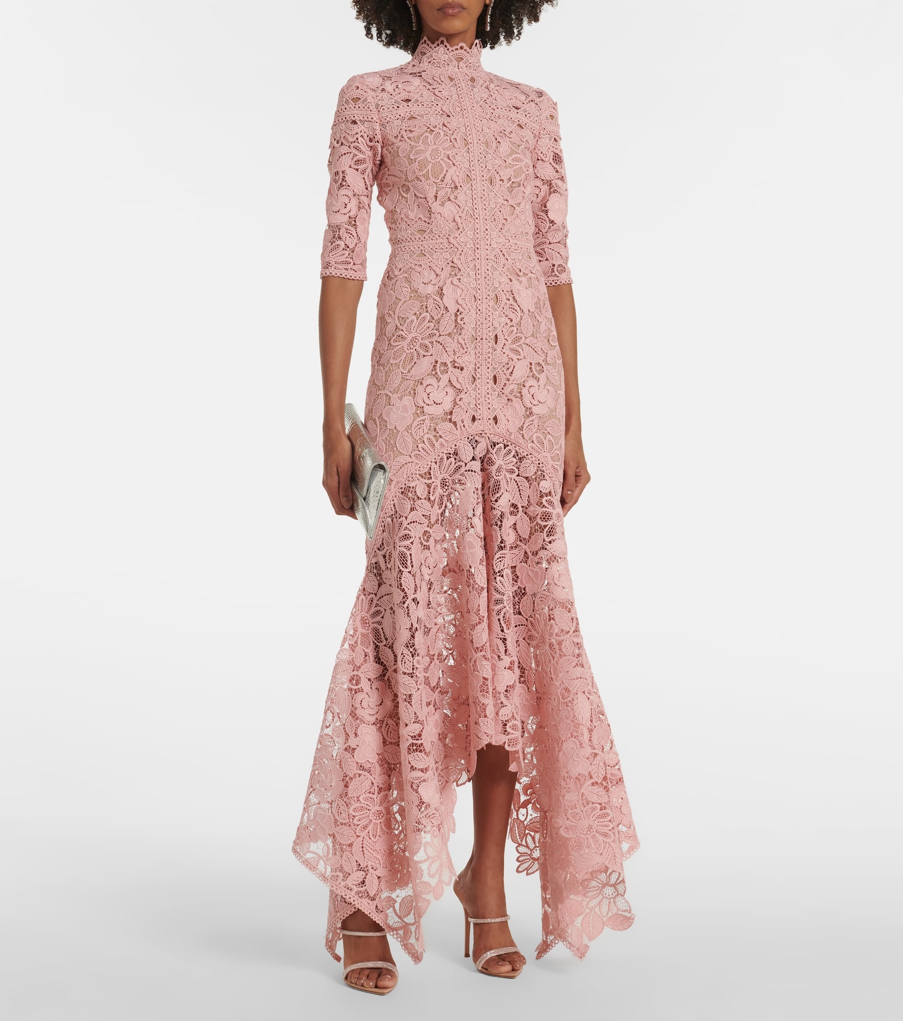 Floral lace gown - 2
