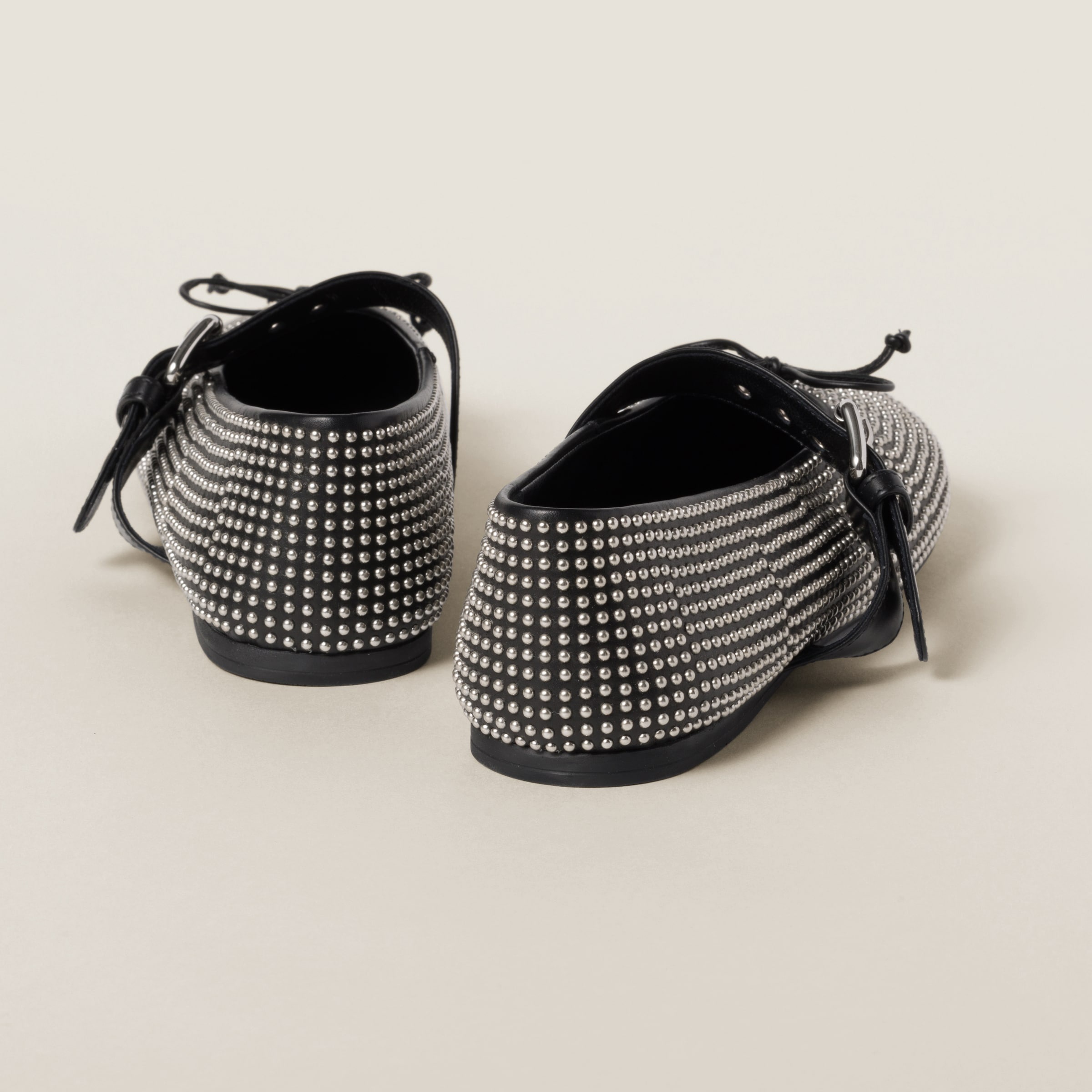 Calf leather ballerina flats - 3