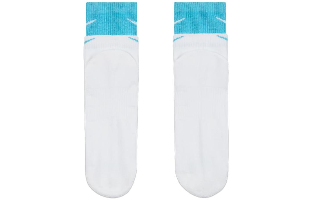 Nike Everyday Plus Cushioned Ankle Tube Socks 'White Blue' DH4058-103 - 2
