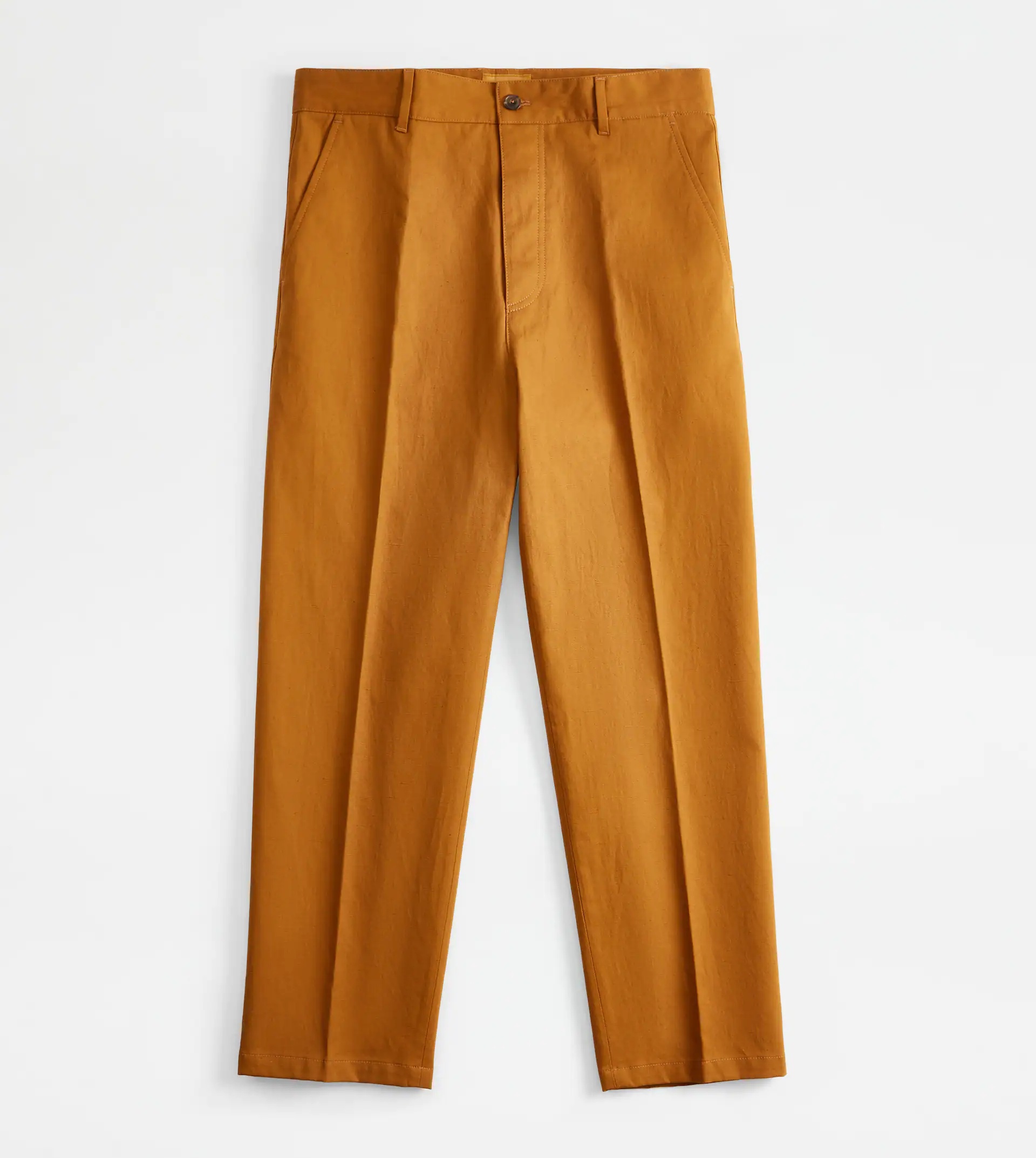 CHINO TROUSERS - BROWN - 1