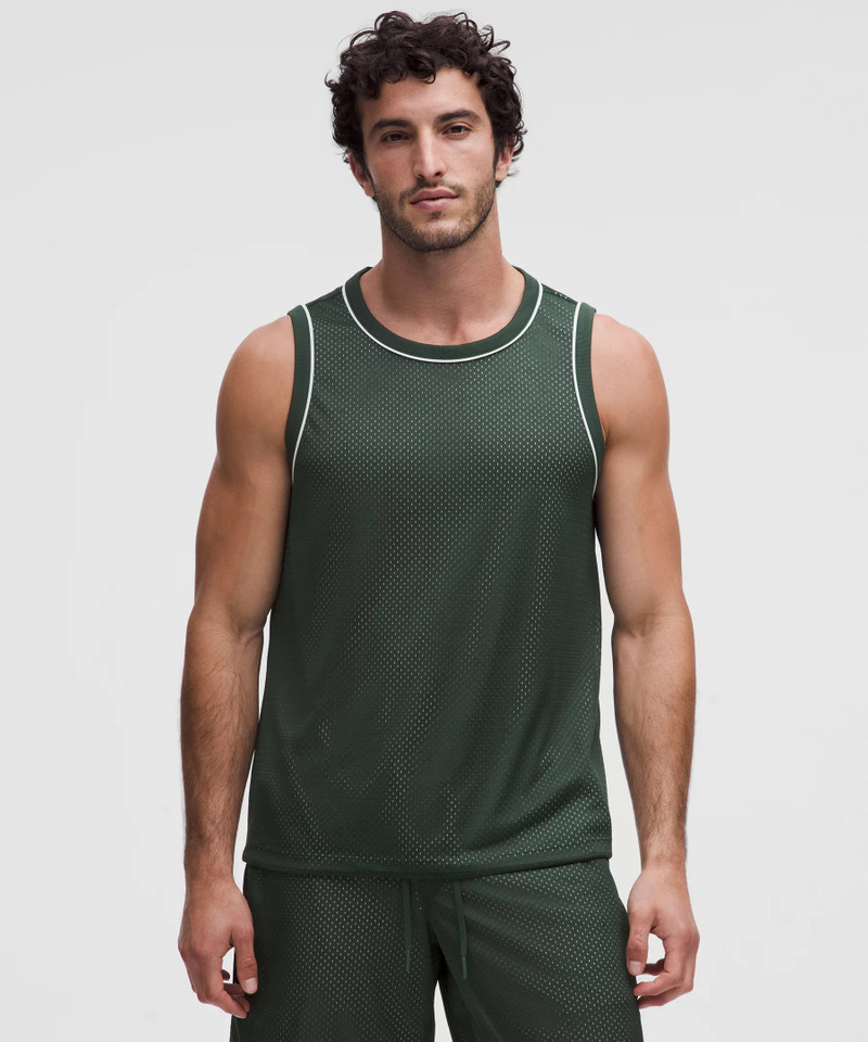 Double Layered Mesh Tank Top 1