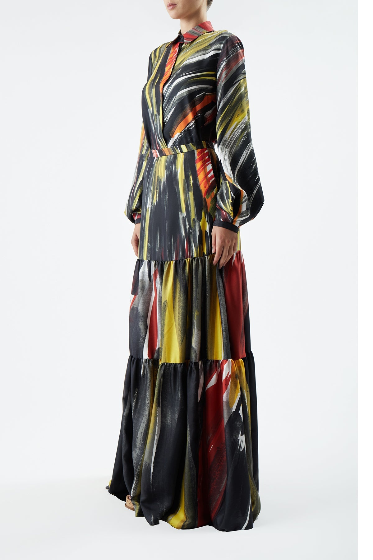 Morse Skirt in Multi Silk - 3