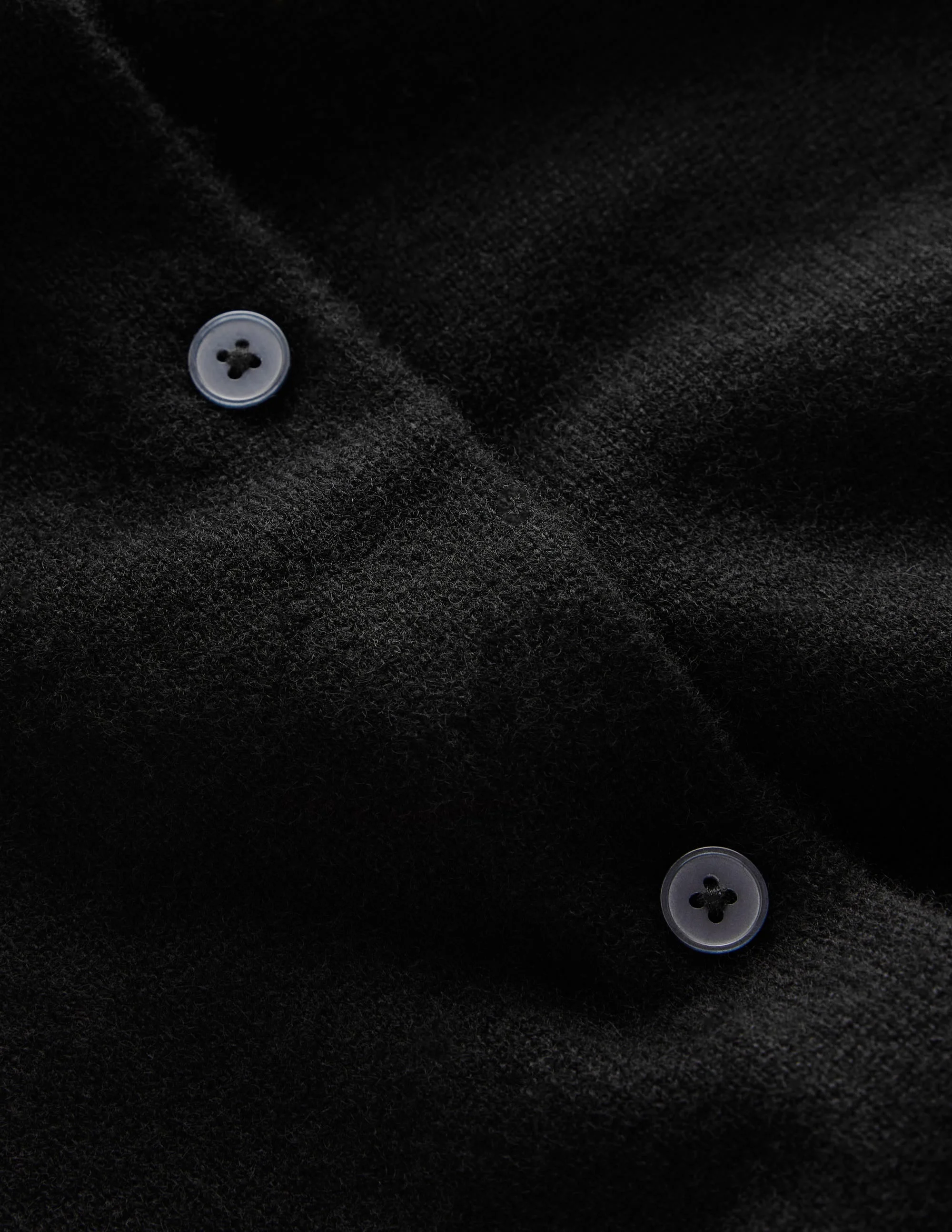 Elsie Cashmere Crew Cardigan-Black - 1