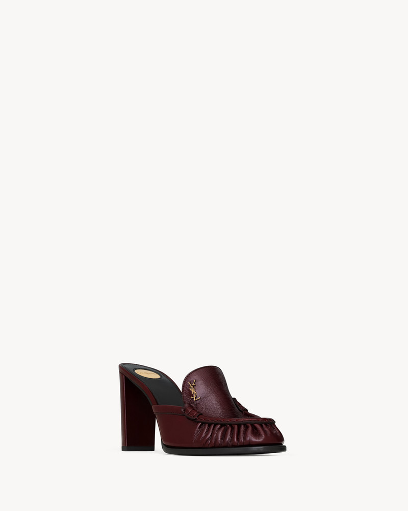 LE LOAFER MULES IN SMOOTH LEATHER 3