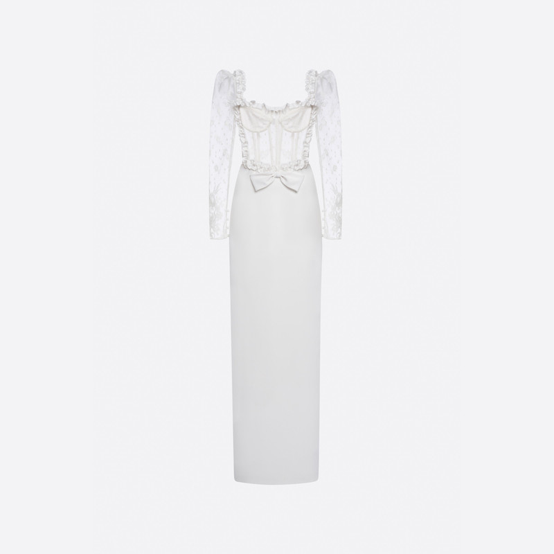 EVENING DRESS WITH BUSTIER 1