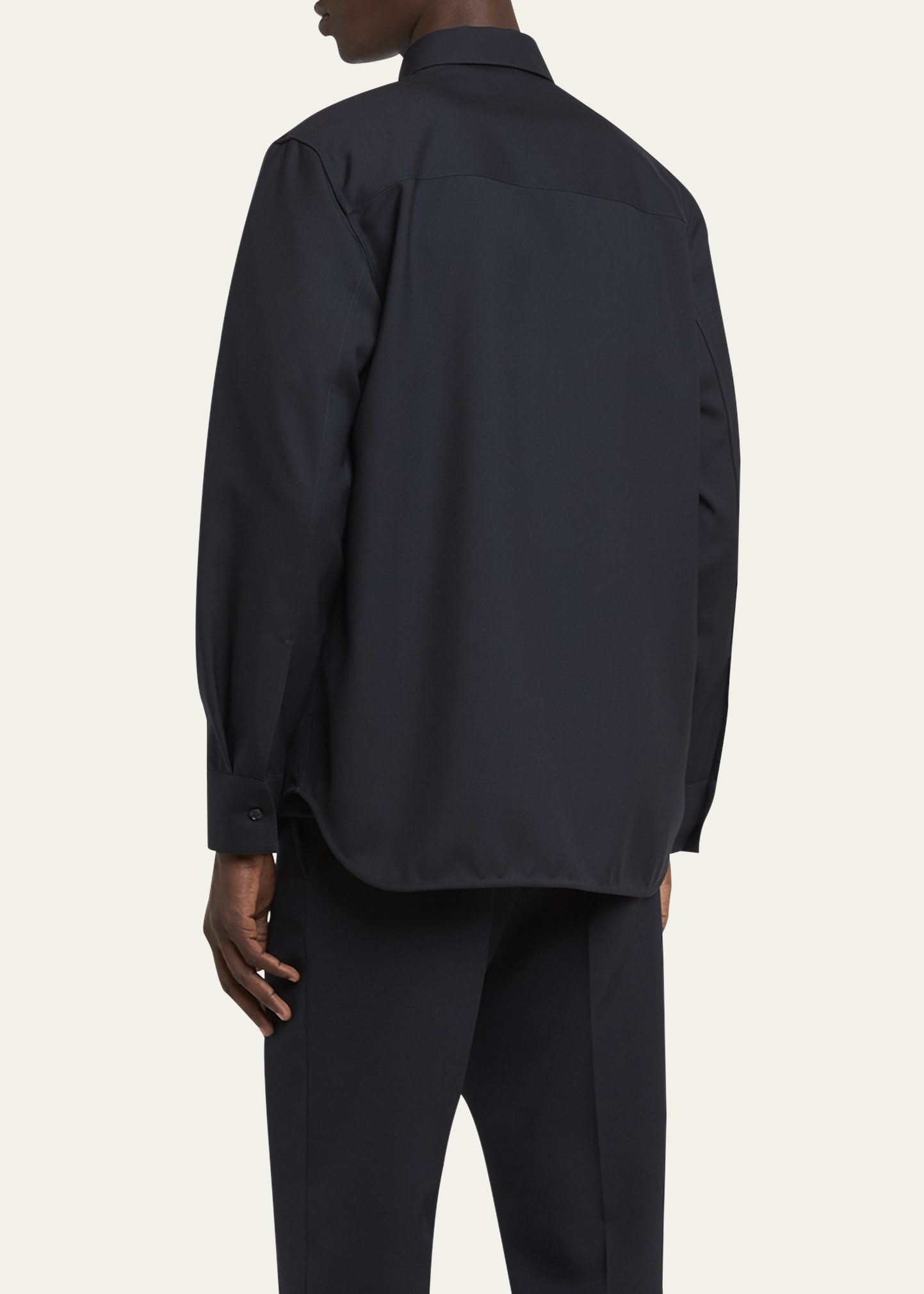 Men's Wool Two-Pocket Work Shirt - 3