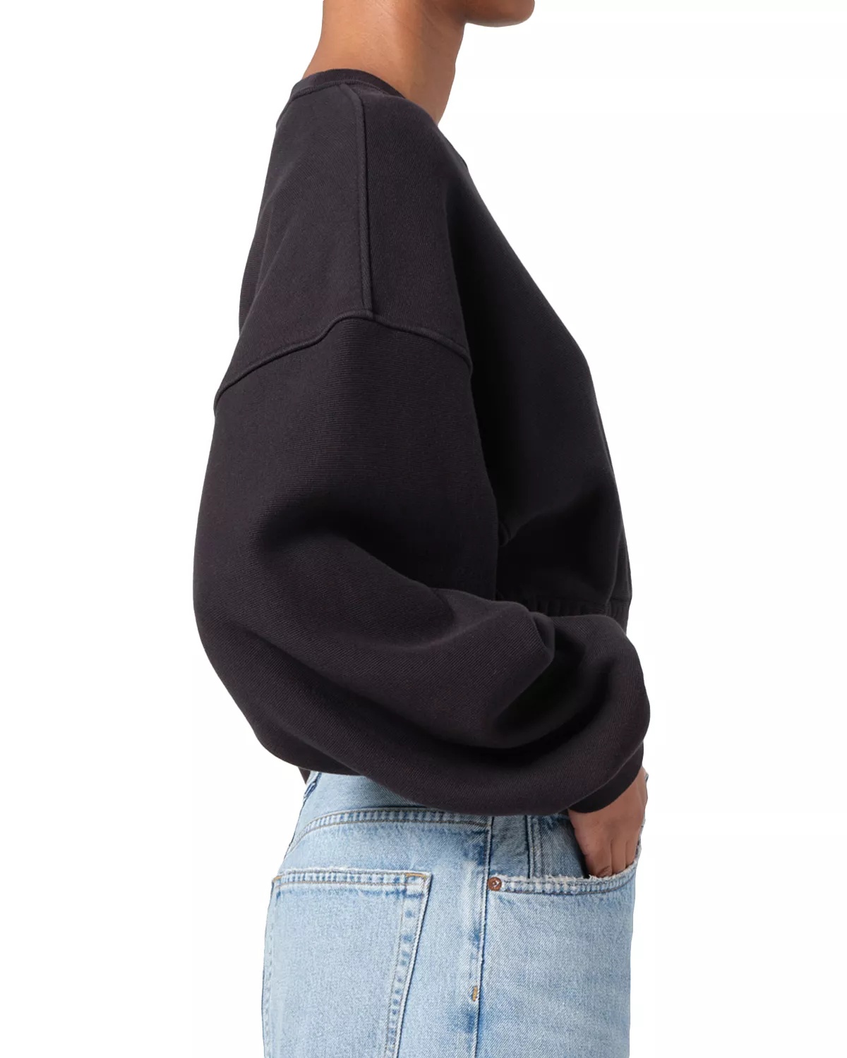 Kit Shrunken Crewneck Sweater - 4