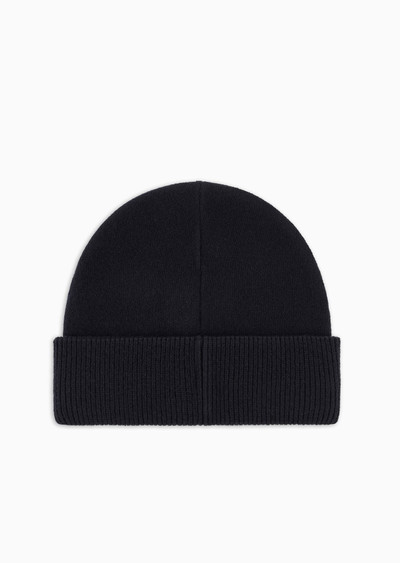 EMPORIO ARMANI Travel Essential wool beanie outlook