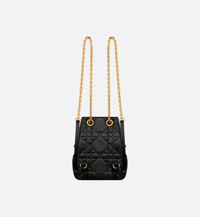 Dior Small Dior Caro Multicarry Backpack with Chain outlook