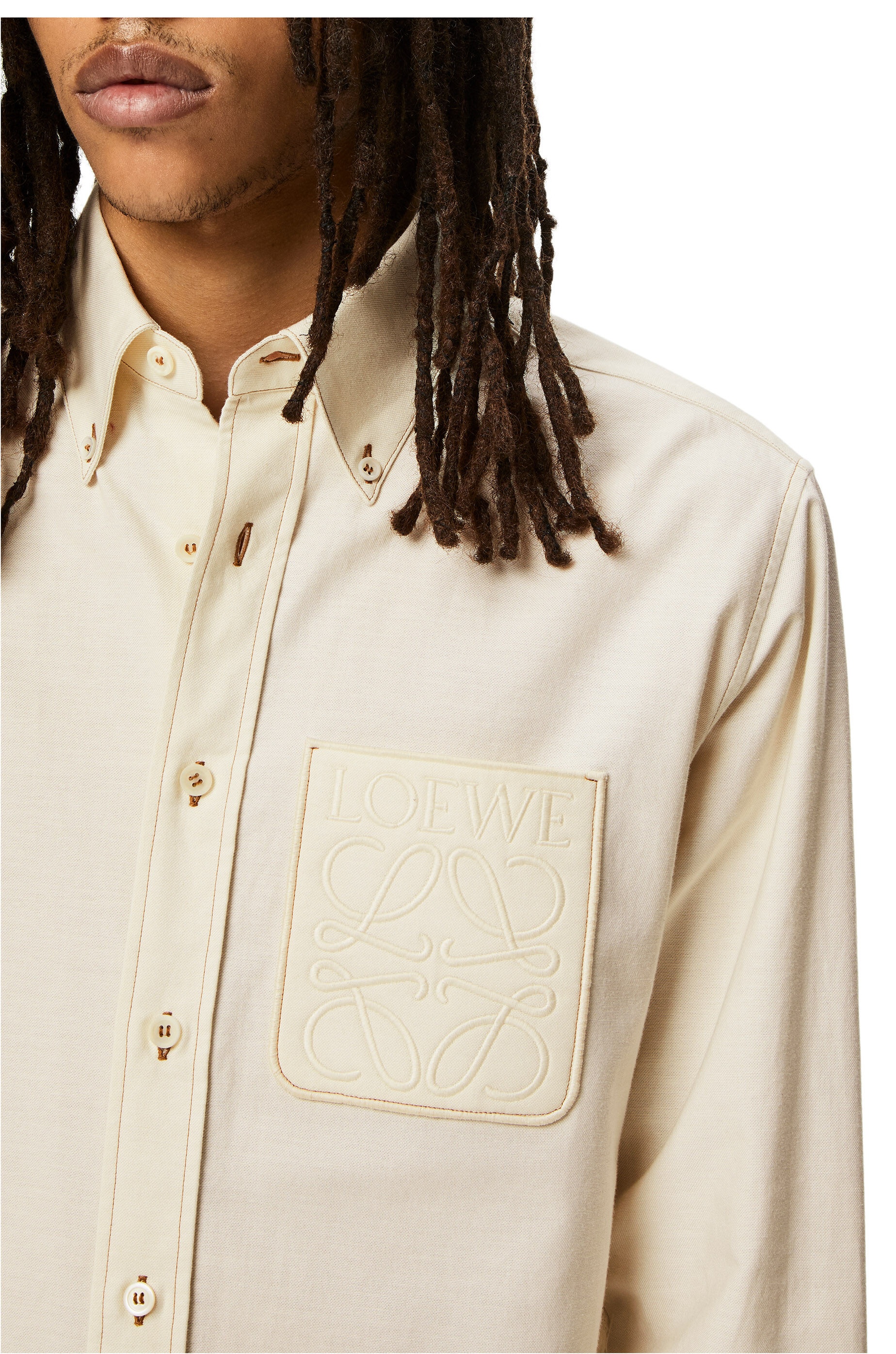 Anagram pocket shirt in cotton - 5