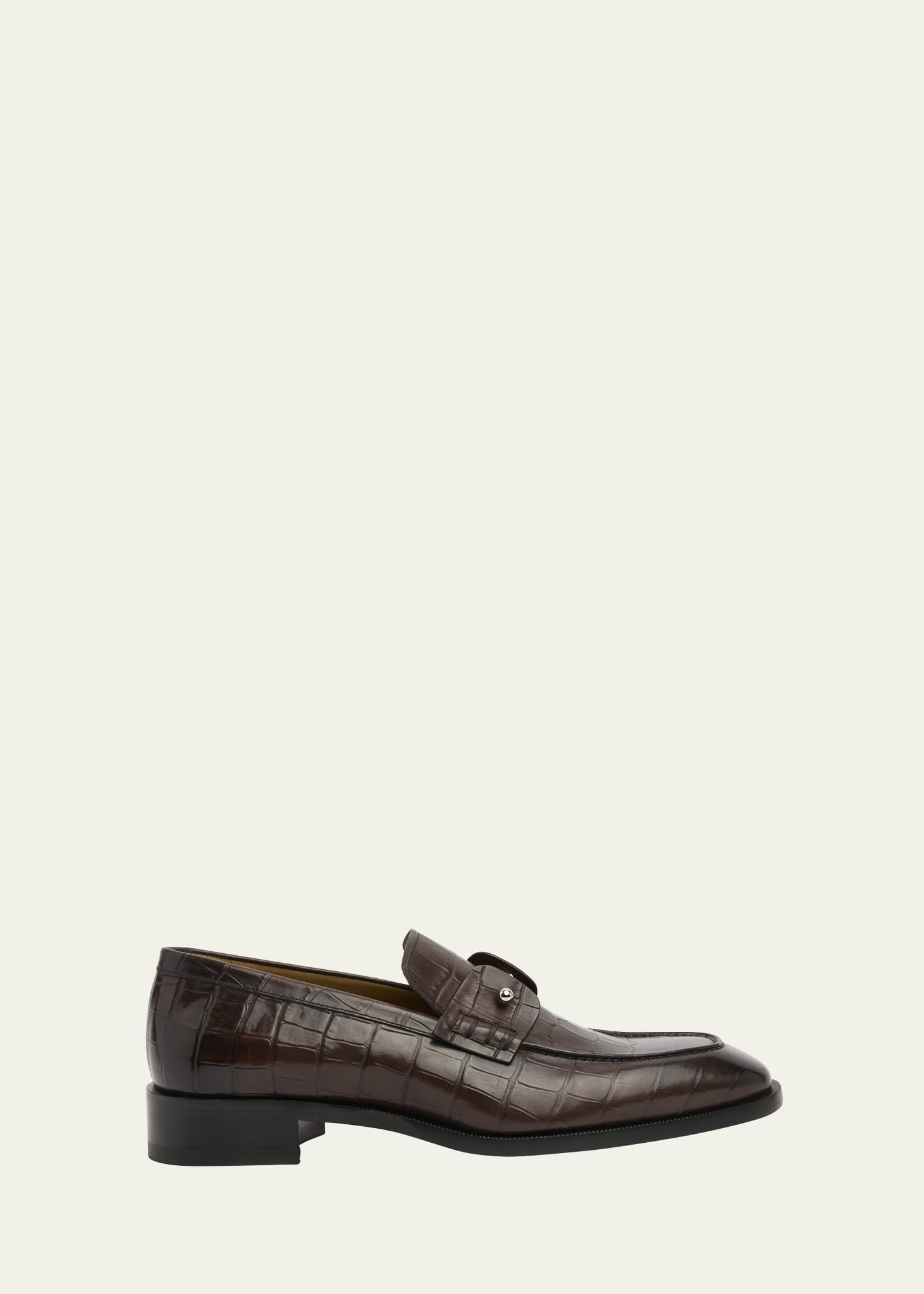 Men's Chambelimoc Croc-Effect Loafers - 1