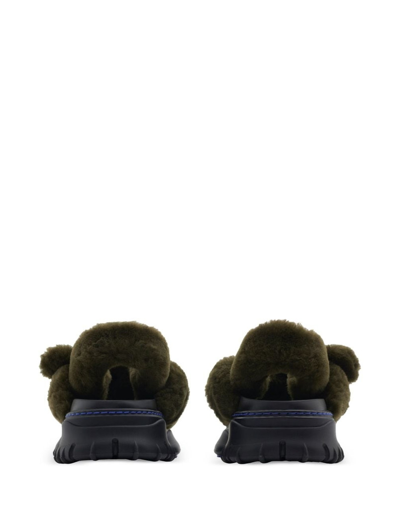 shearling pebble sandals 4