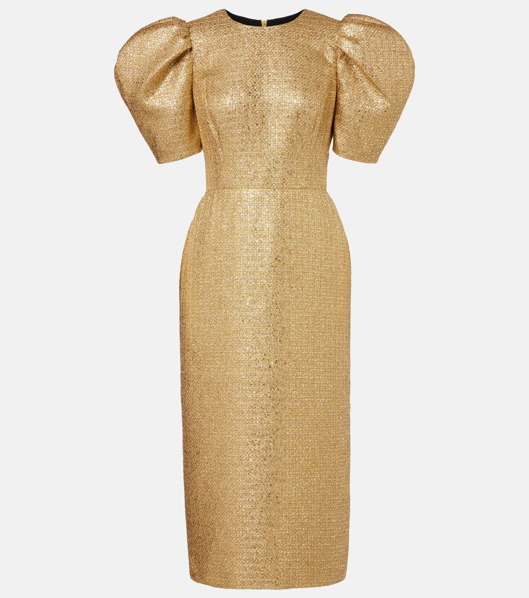 Tweed midi dress - 1