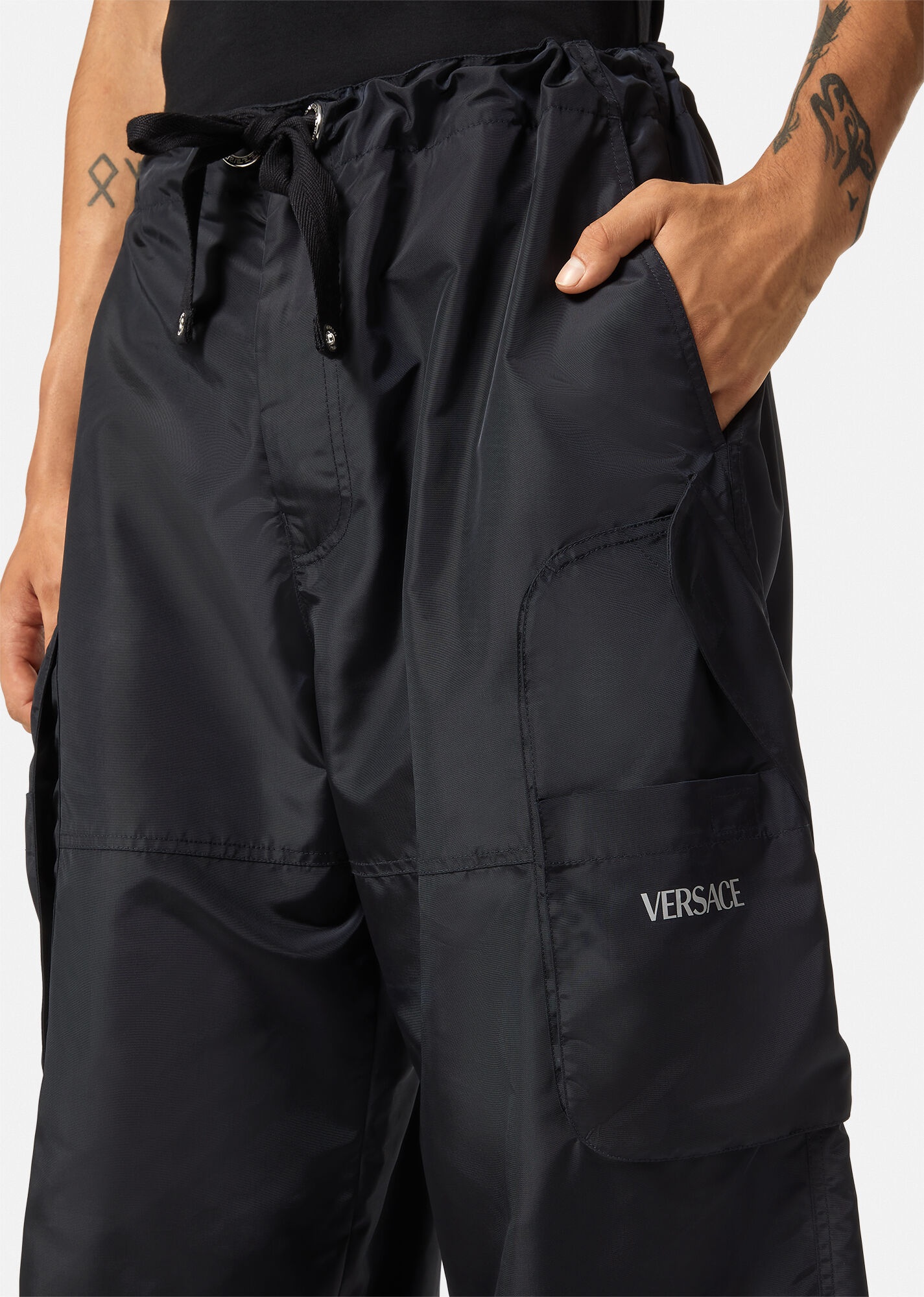 Nylon Cargo Pants - 5