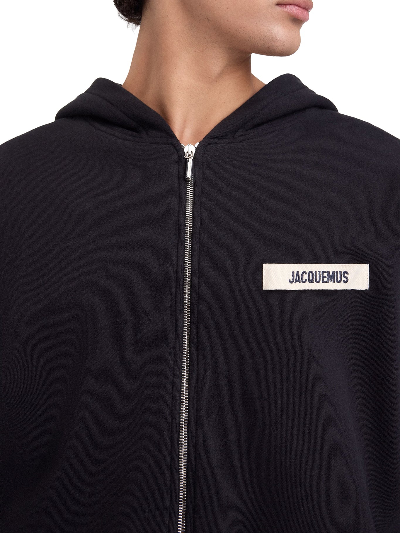 LE HOODIE ZIP GROS GRAIN - 4