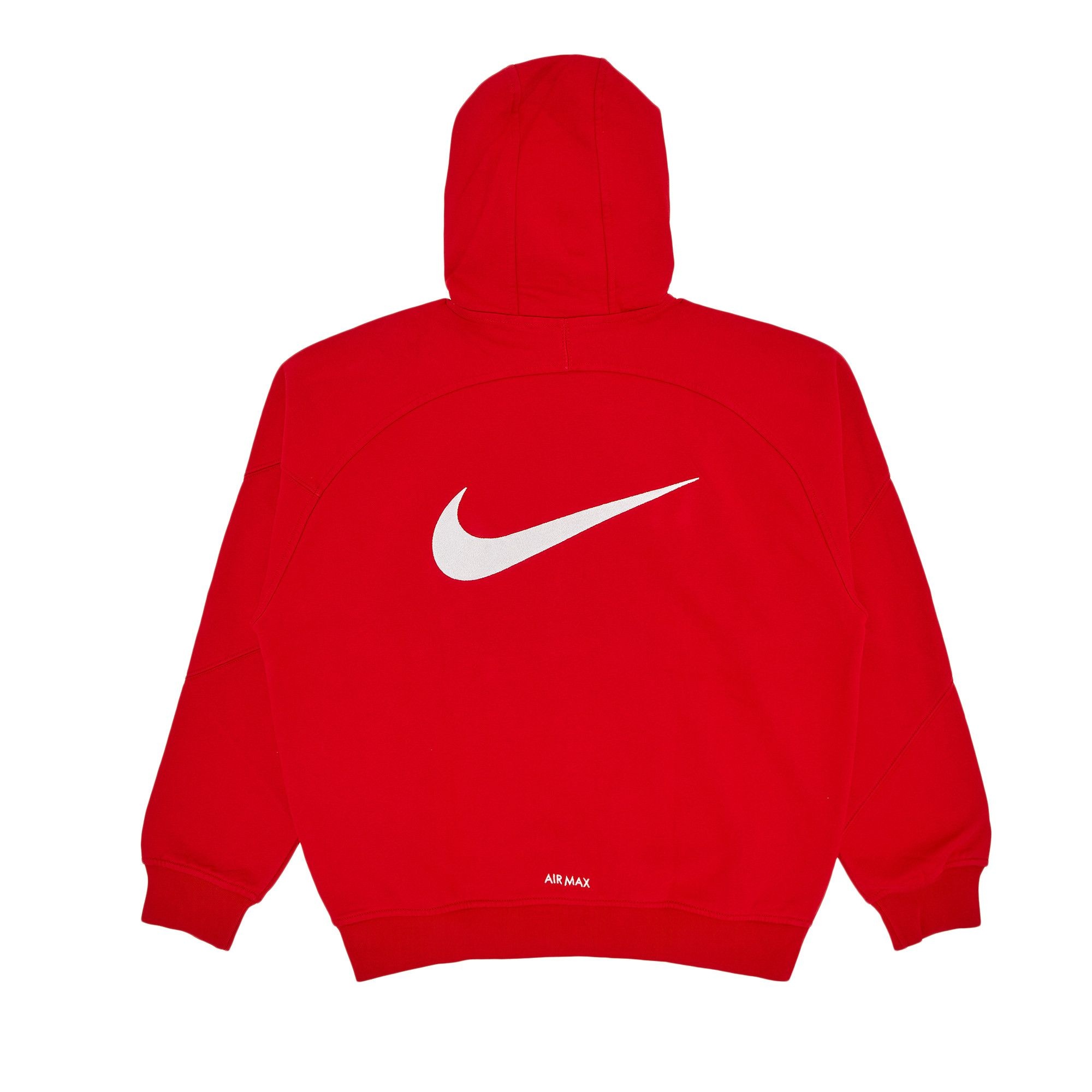 Supreme x Nike Zip Up Hooded Sweatshirt 'Red' - 2