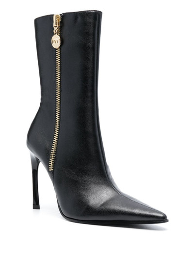 VERSACE JEANS COUTURE 100mm pointed-toe boots outlook