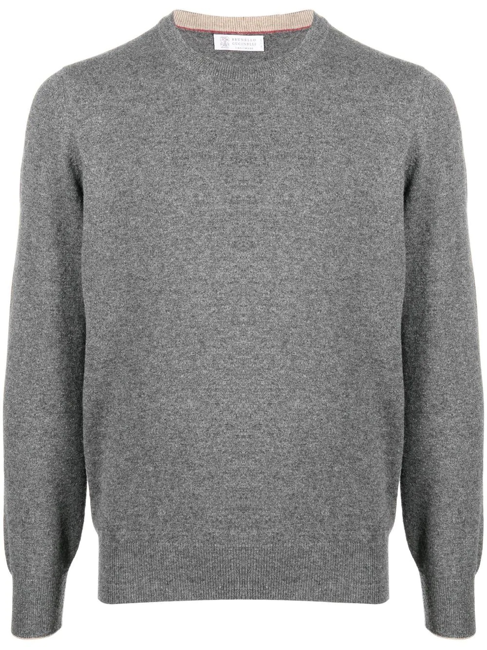 crew-neck cashmere jumper - 1