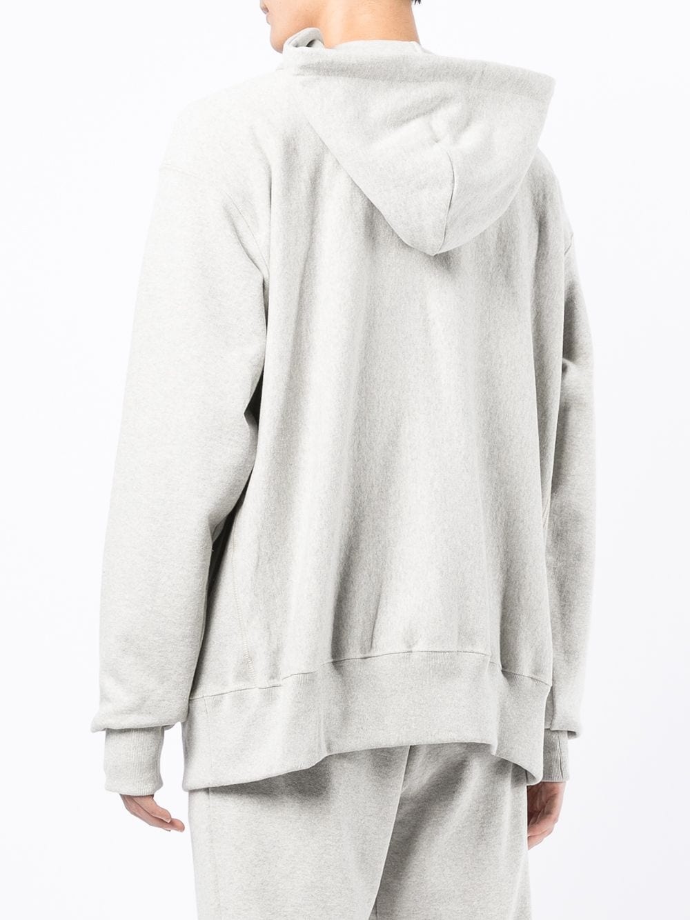 EMBROIDERED LOGO LONG-SLEEVE HOODIE - 3