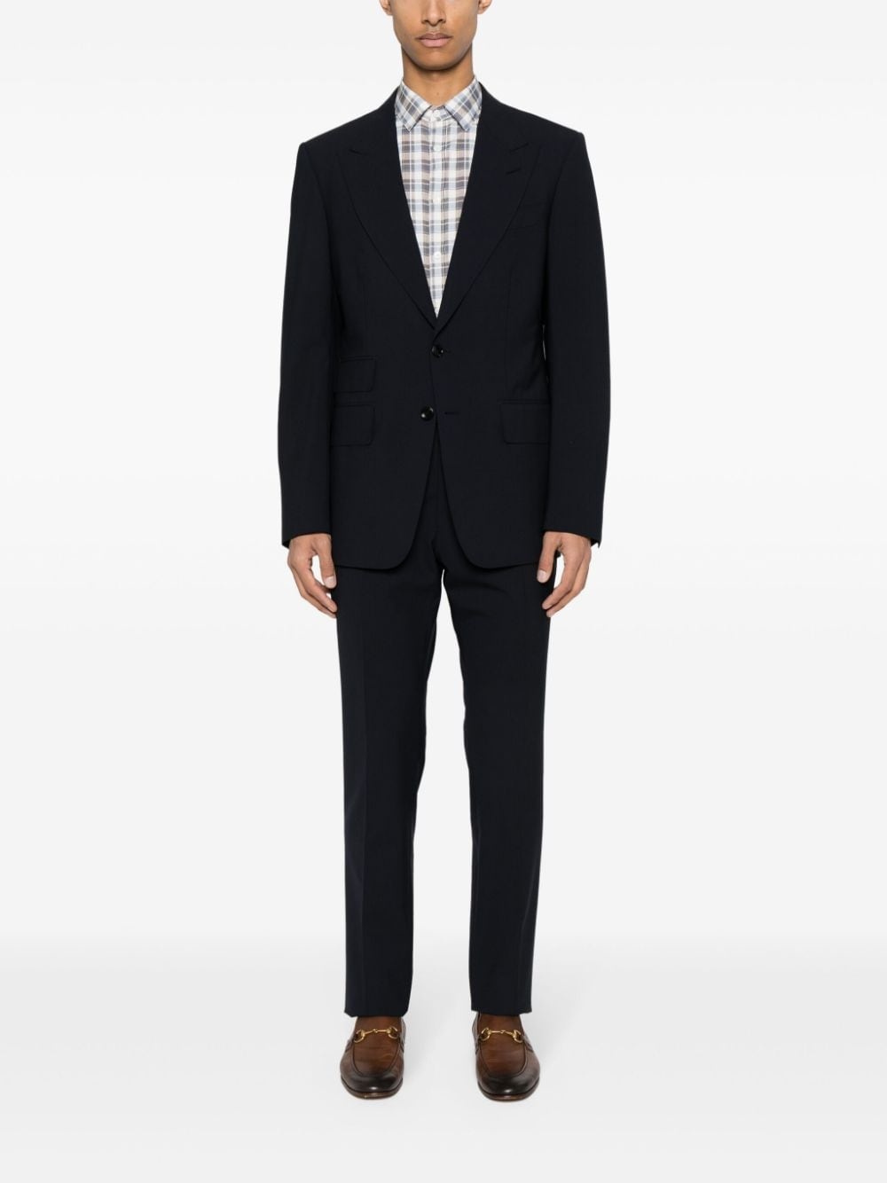 long-sleeves checked shirt - 2