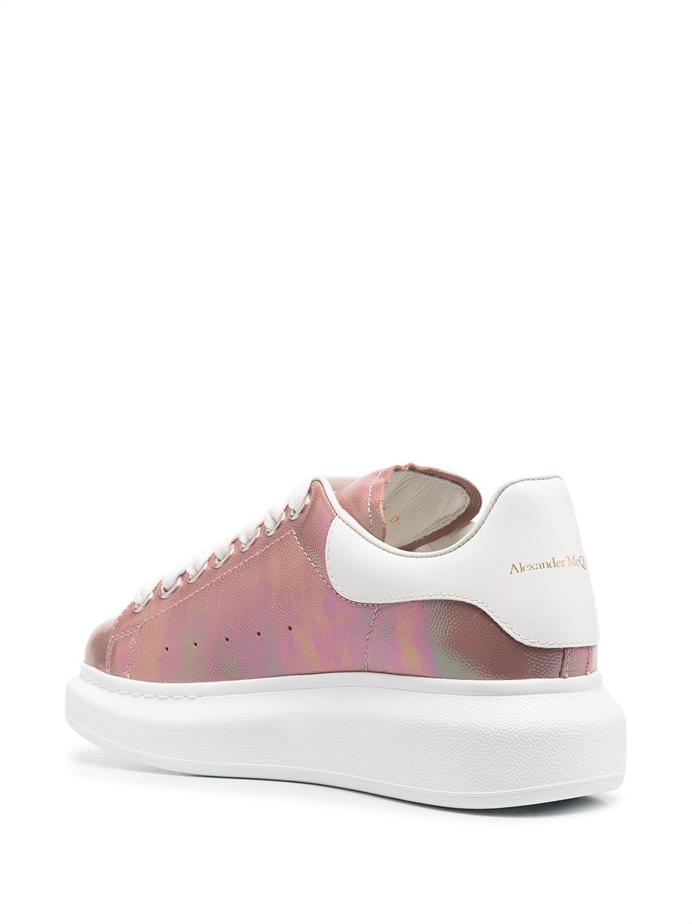 oversized-sole pearlescent sneakers - 3