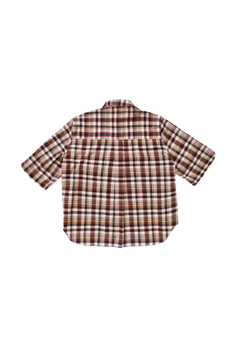 WILLY CHAVARRIA Willy Chavarria Hacienda S/S Shirt Brown outlook