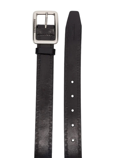 DSQUARED2 Palladium leather belt outlook