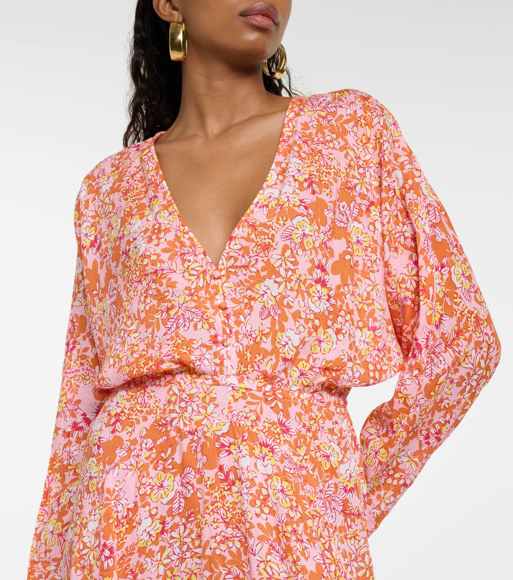 Ilona floral midi dress - 4