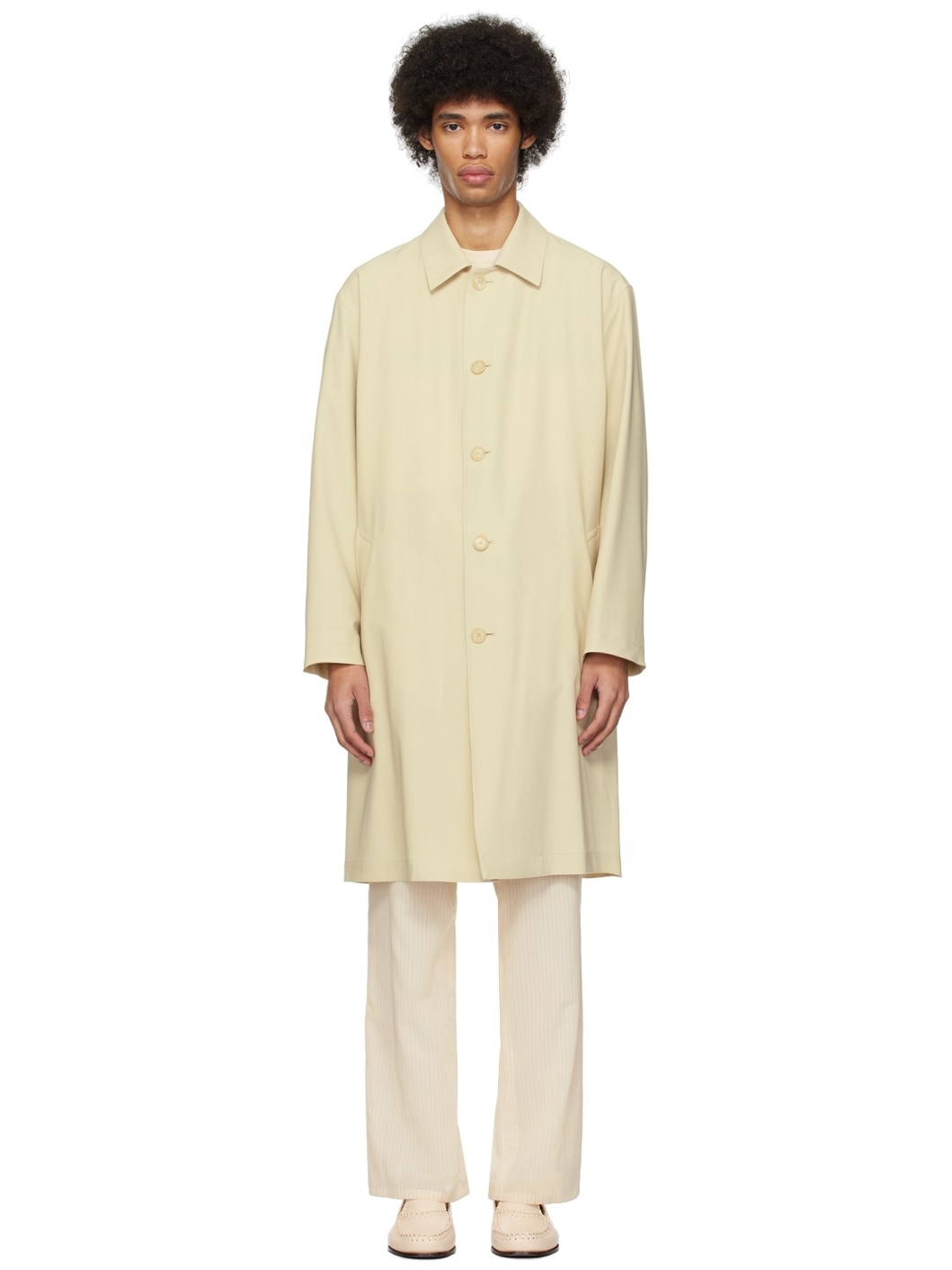 Off-White Soutien Collar Coat - 1