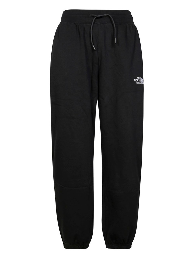 elastic-waist cuffed track pants 1