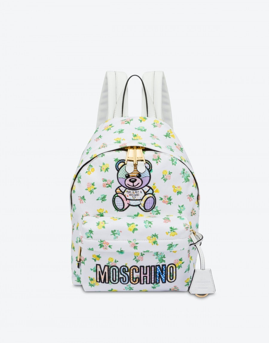 TEDDY PATCHWORK ECO-CANVAS BACKPACK - 1