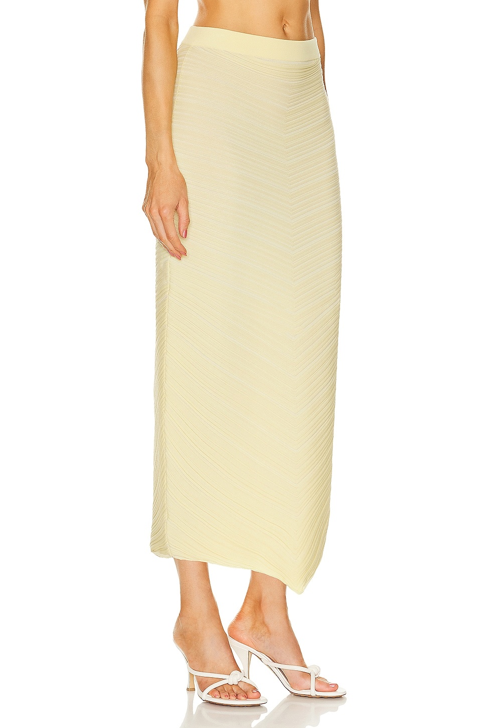 Cotton Moving Rib Skirt - 2