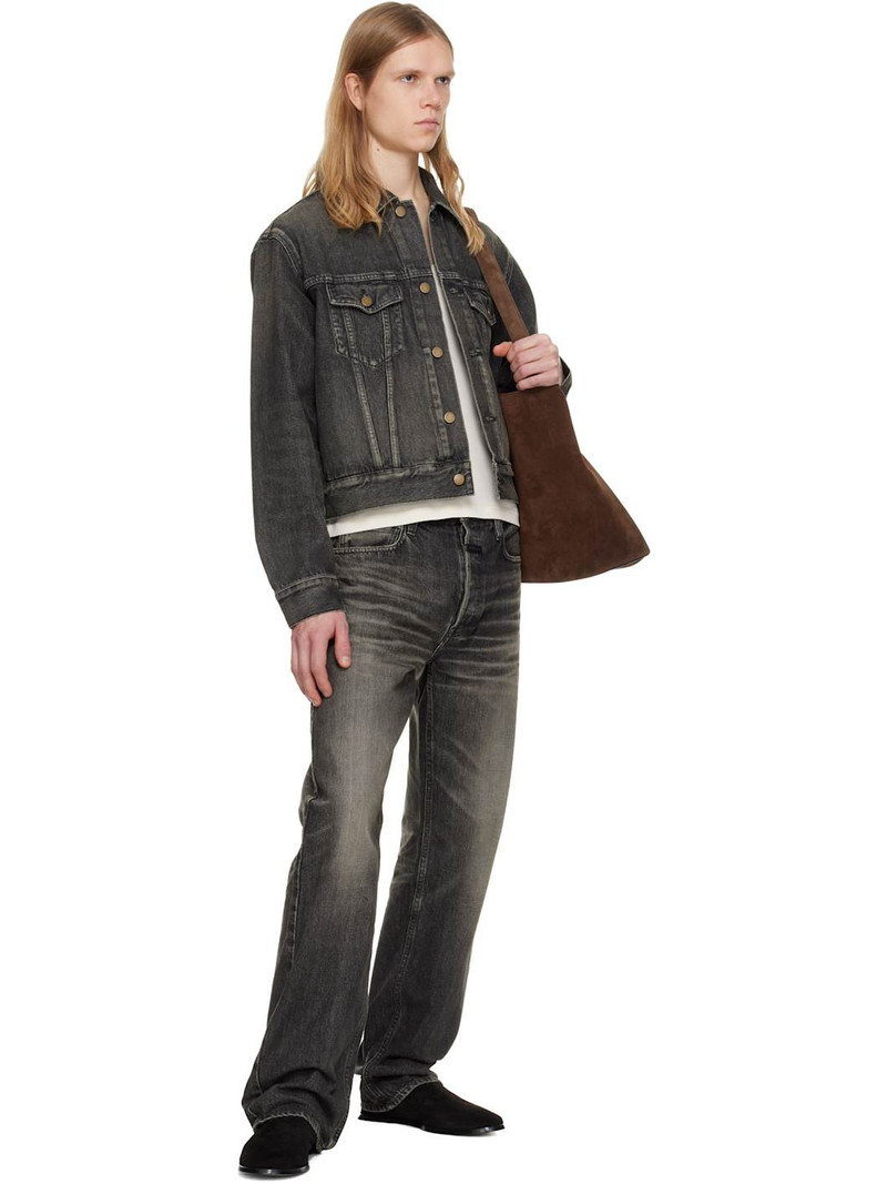 Fear of God Black Straight 5 Pocket Jeans outlook