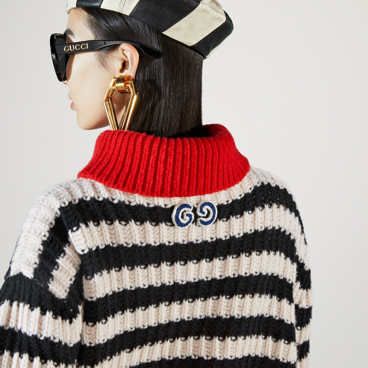 Striped wool sweater - 3