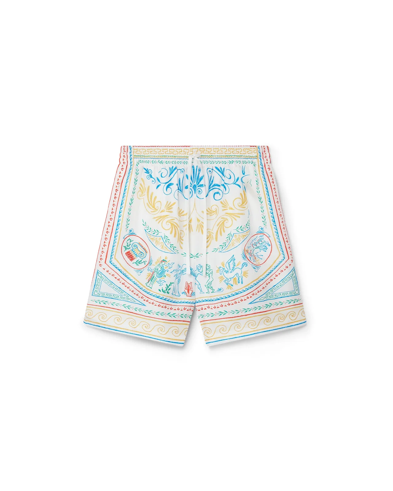 Crayon Vase Silk Shorts - 1