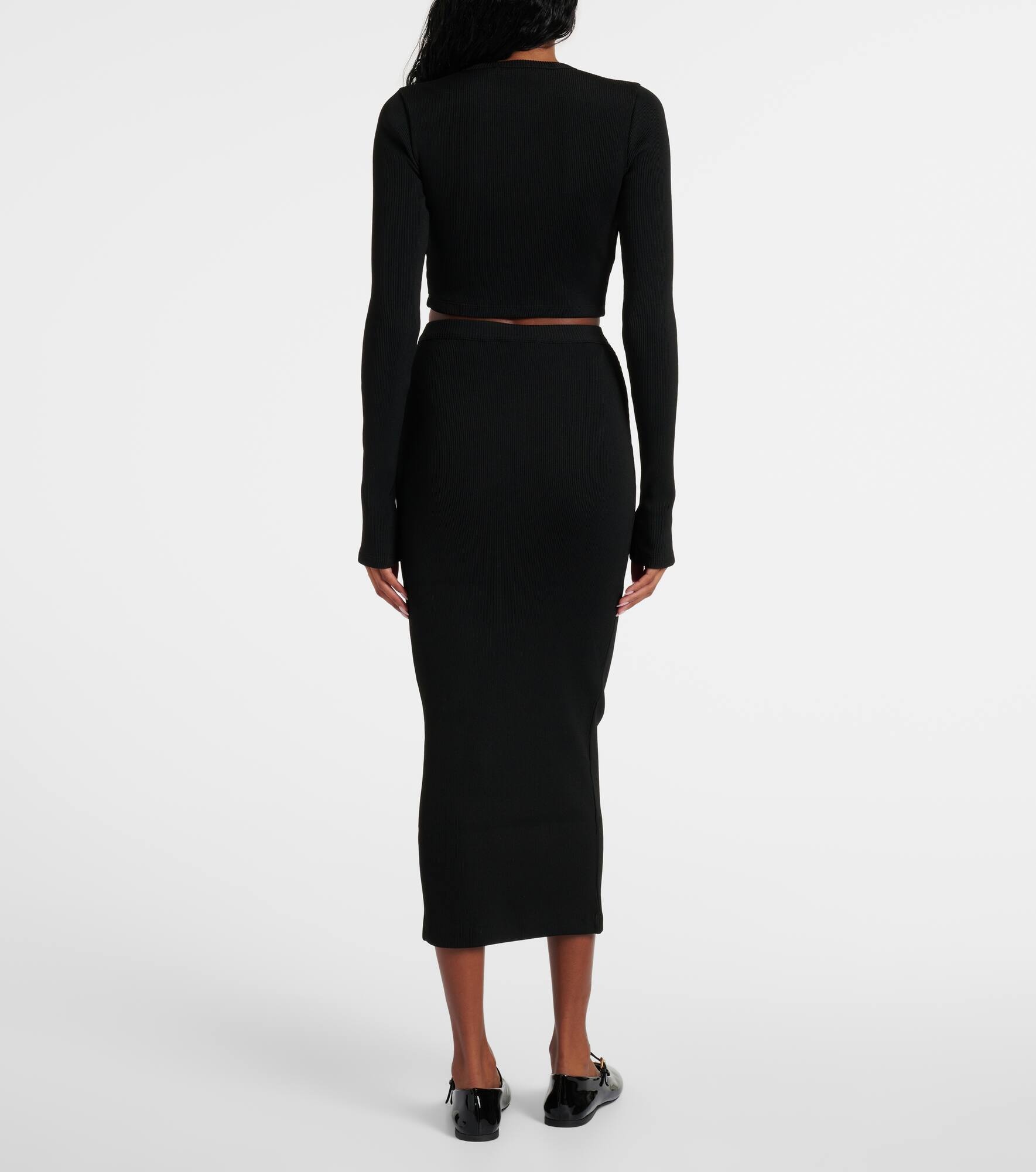 Knitted midi skirt - 3
