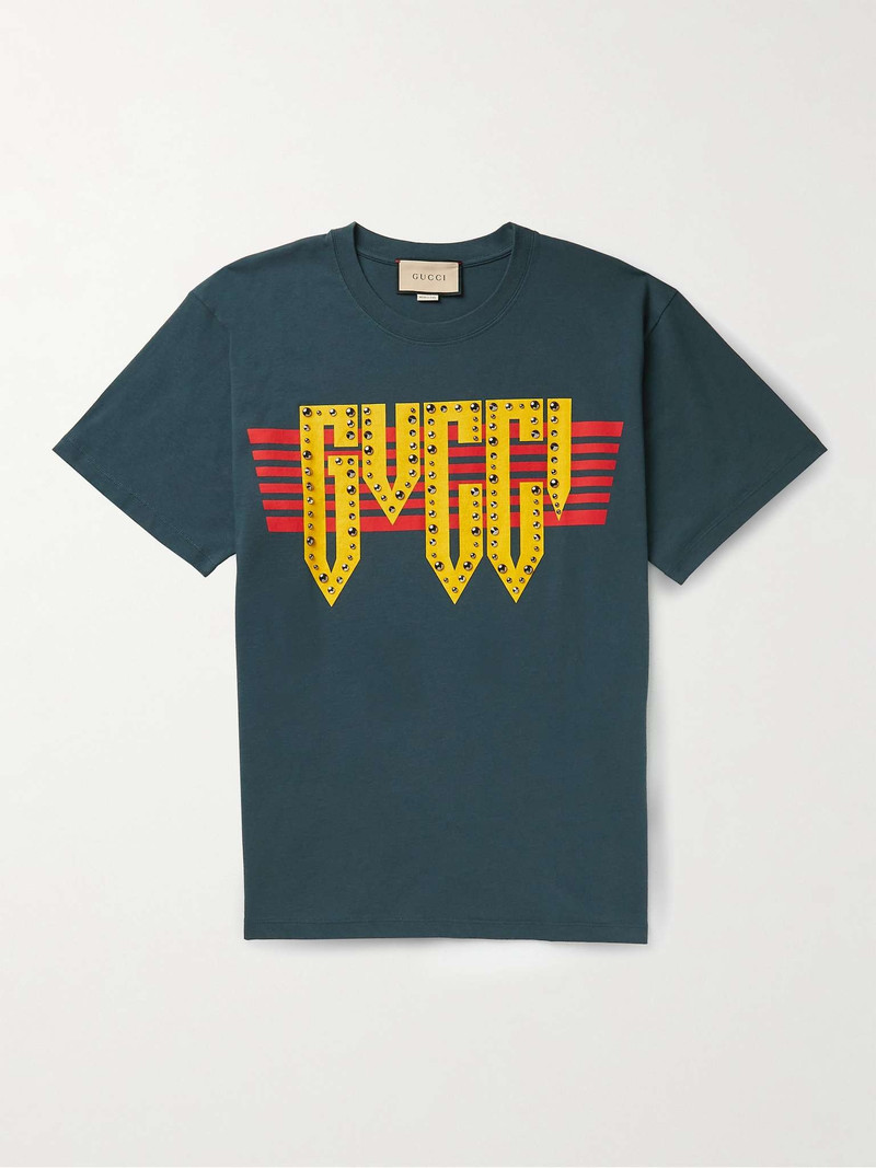 코튼 jersey 티셔츠 Gucci 인쇄 - 1
