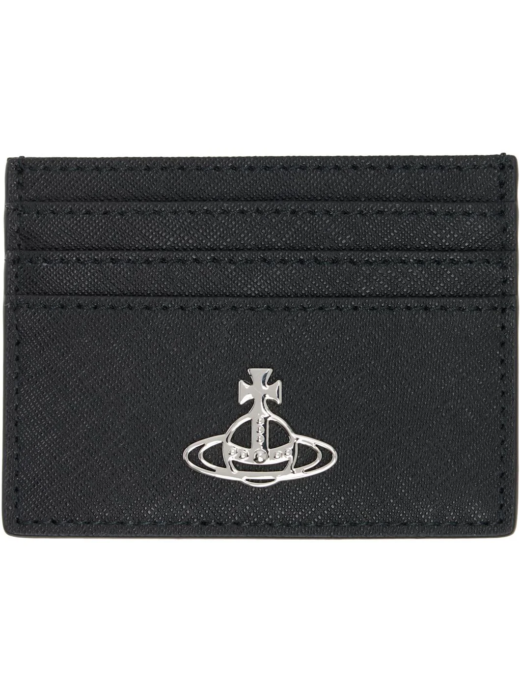 Black Flat Card Holder - 1