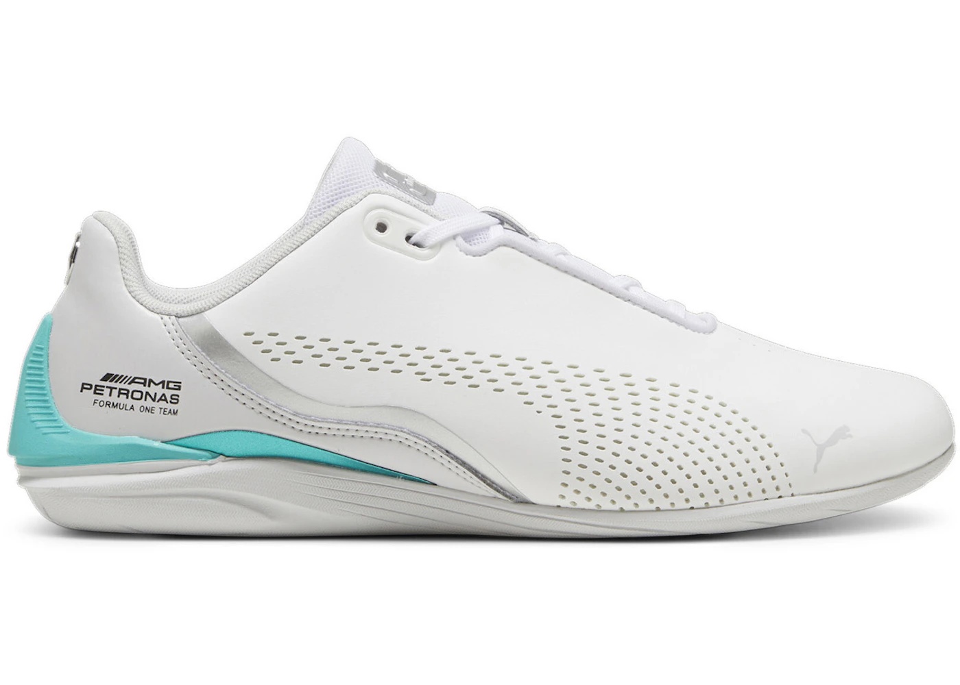 Puma Drift Cat Decima Mercedes AMG Petronas F1 White Sheen Green - 1