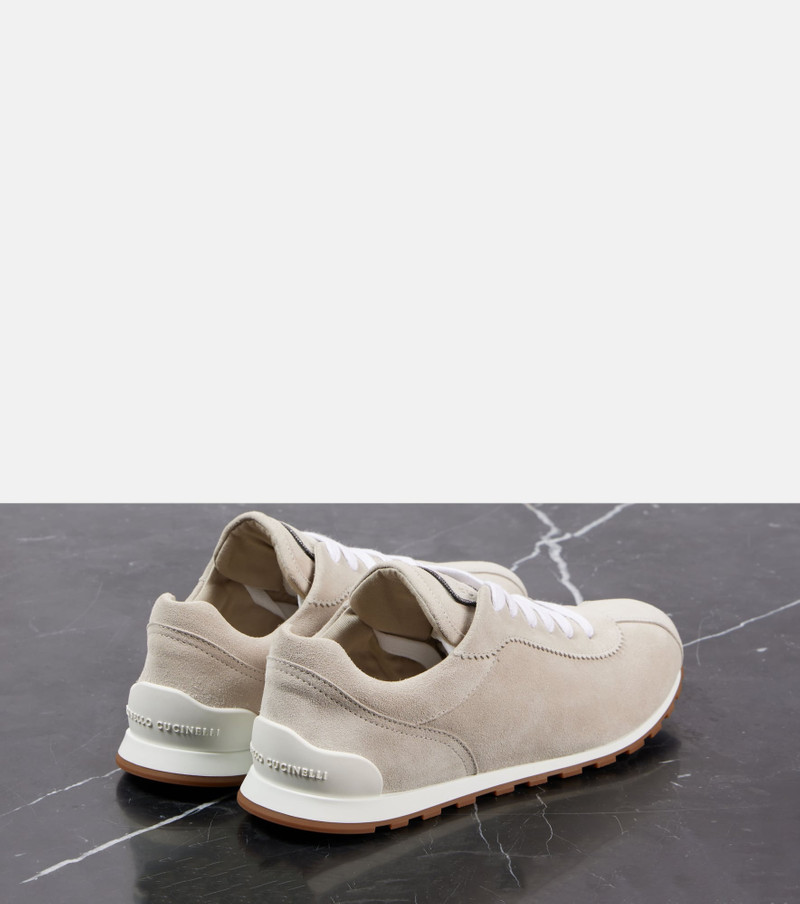 Brunello Cucinelli Monili suede sneakers outlook