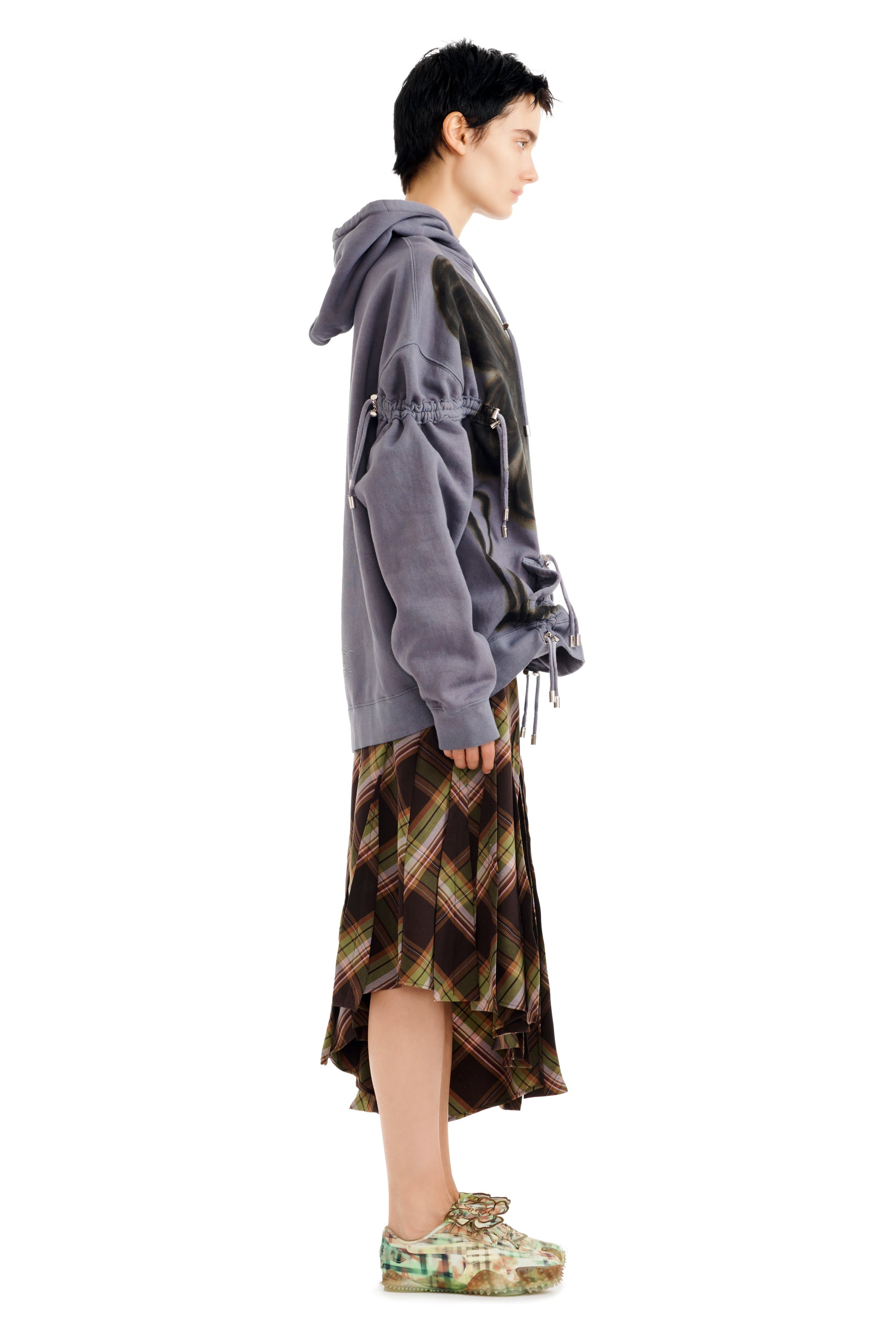 MIDNIGHT FLOWER POT RHINESTONE BURST HOODIE - 6