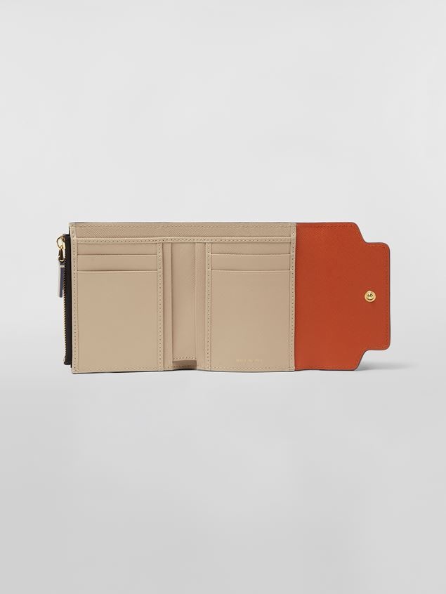 SQUARE WALLET IN SAFFIANO LEATHER - 2